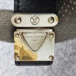 LV Bracelet Black Calf Leather with Silver Hardware #OORC-27 - Image 2