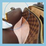 LV Kengsington Bowling N41505 Damier Ebene Coated Canvas with Leather and Gold Hardware #RELC-1 - Image 33