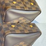 LV Kengsington Bowling N41505 Damier Ebene Coated Canvas with Leather and Gold Hardware #RELC-1 - Image 11