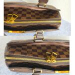 LV Kengsington Bowling N41505 Damier Ebene Coated Canvas with Leather and Gold Hardware #RELC-1 - Image 24