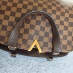 LV Kengsington Bowling N41505 Damier Ebene Coated Canvas with Leather and Gold Hardware #RELC-1 - Image 19