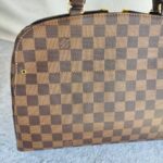 LV Kengsington Bowling N41505 Damier Ebene Coated Canvas with Leather and Gold Hardware #RELC-1 - Image 5