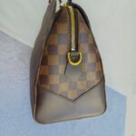 LV Kengsington Bowling N41505 Damier Ebene Coated Canvas with Leather and Gold Hardware #RELC-1 - Image 8