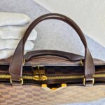 LV Kengsington Bowling N41505 Damier Ebene Coated Canvas with Leather and Gold Hardware #RELC-1 - Image 17