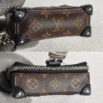 LV Soft Trunk Pouch Brown/Black with Monogram Coated Canvas/Leather and Silver Hardware #OORC-7 - Image 4