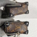 LV Soft Trunk Pouch Brown/Black with Monogram Coated Canvas/Leather and Silver Hardware #OORC-7 - Image 3