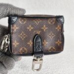 LV Soft Trunk Pouch Brown/Black with Monogram Coated Canvas/Leather and Silver Hardware #OORC-7 - Image 2