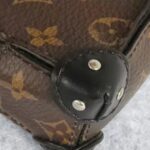 LV Soft Trunk Pouch Brown/Black with Monogram Coated Canvas/Leather and Silver Hardware #OORC-7 - Image 11