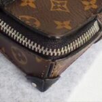 LV Soft Trunk Pouch Brown/Black with Monogram Coated Canvas/Leather and Silver Hardware #OORC-7 - Image 10