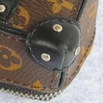 LV Soft Trunk Pouch Brown/Black with Monogram Coated Canvas/Leather and Silver Hardware #OORC-7 - Image 7