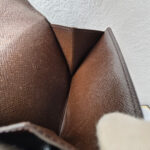 LV Wallet Brown Damier Ebene Coated Canvas with Leather and Gold Hardware #REUK-6 - Image 19