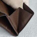 LV Wallet Brown Damier Ebene Coated Canvas with Leather and Gold Hardware #REUK-6 - Image 17