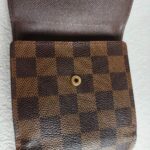 LV Wallet Brown Damier Ebene Coated Canvas with Leather and Gold Hardware #REUK-6 - Image 7