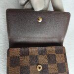 LV Wallet Brown Damier Ebene Coated Canvas with Leather and Gold Hardware #REUK-6 - Image 6