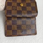 LV Wallet Brown Damier Ebene Coated Canvas with Leather and Gold Hardware #REUK-6 - Image 5