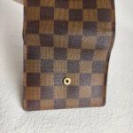 LV Wallet Brown Damier Ebene Coated Canvas with Leather and Gold Hardware #REUK-6 - Image 4