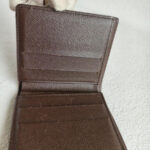 LV Wallet Brown Damier Ebene Coated Canvas with Leather and Gold Hardware #REUK-6 - Image 11