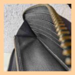 LV Zippy Wallet Large Black Epi Leather with Silver Hardware #OORC-22 - Image 32