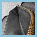 LV Zippy Wallet Large Black Epi Leather with Silver Hardware #OORC-22 - Image 27