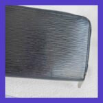 LV Zippy Wallet Large Black Epi Leather with Silver Hardware #OORC-22 - Image 8