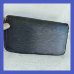 LV Zippy Wallet Large Black Epi Leather with Silver Hardware #OORC-22 - Image 6