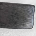 LV Zippy Wallet Large Black Epi Leather with Silver Hardware #OORC-22 - Image 4