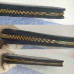 LV Zippy Wallet Large Black Epi Leather with Silver Hardware #OORC-22 - Image 14