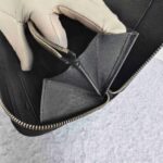 LV Zippy Wallet Large Black Epi Leather with Silver Hardware #OORC-22 - Image 11