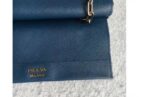 Prada Bag Blue with Saffiano Leather and Silver Hardware #ORKS-4 - Image 10