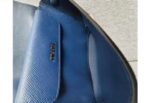 Prada Bag Blue with Saffiano Leather and Silver Hardware #ORKS-4 - Image 29