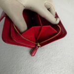 Prada Wallet Red Saffiano Leather with Gold Hardware #GUEOT-2 - Image 17