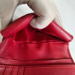 Prada Wallet Red Saffiano Leather with Gold Hardware #GUEOT-2 - Image 18