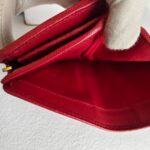 Prada Wallet Red Saffiano Leather with Gold Hardware #GUEOT-2 - Image 22