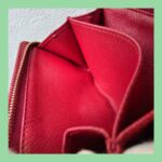 Prada Wallet Red Saffiano Leather with Gold Hardware #GUEOT-2 - Image 13