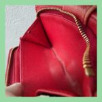 Prada Wallet Red Saffiano Leather with Gold Hardware #GUEOT-2 - Image 14