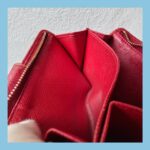 Prada Wallet Red Saffiano Leather with Gold Hardware #GUEOT-2 - Image 15