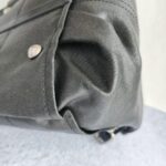 Tods G-Line Bag Black with Coated Canvas/Leather and Silver Hardware #OORU-11 - Image 11