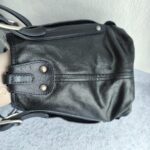 Tods G-Line Bag Black with Coated Canvas/Leather and Silver Hardware #OORU-11 - Image 8