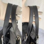 Tods G-Line Bag Black with Coated Canvas/Leather and Silver Hardware #OORU-11 - Image 17