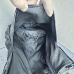 Tods G-Line Bag Black with Coated Canvas/Leather and Silver Hardware #OORU-11 - Image 22