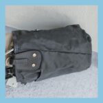 Tods G-Line Bag Black with Coated Canvas/Leather and Silver Hardware #OORU-11 - Image 26