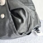 Tods G-Line Bag Black with Coated Canvas/Leather and Silver Hardware #OORU-11 - Image 14