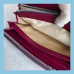 Tods Wallet Maroon Calf Leather with Silver Hardware #ORRO-8 - Image 16