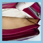 Tods Wallet Maroon Calf Leather with Silver Hardware #ORRO-8 - Image 17