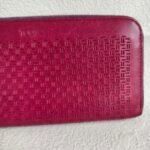Tods Wallet Maroon Calf Leather with Silver Hardware #ORRO-8 - Image 4