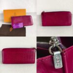 Tods Wallet Maroon Calf Leather with Silver Hardware #ORRO-8 - Image 2