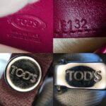 Tods Wallet Maroon Calf Leather with Silver Hardware #ORRO-8 - Image 7