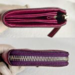 Tods Wallet Maroon Calf Leather with Silver Hardware #ORRO-8 - Image 9