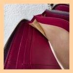 Tods Wallet Maroon Calf Leather with Silver Hardware #ORRO-8 - Image 13