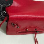 Balenciaga Zippy Wallet Red Lambskin with Antique Gold Hardware #RERL-7 - Image 10